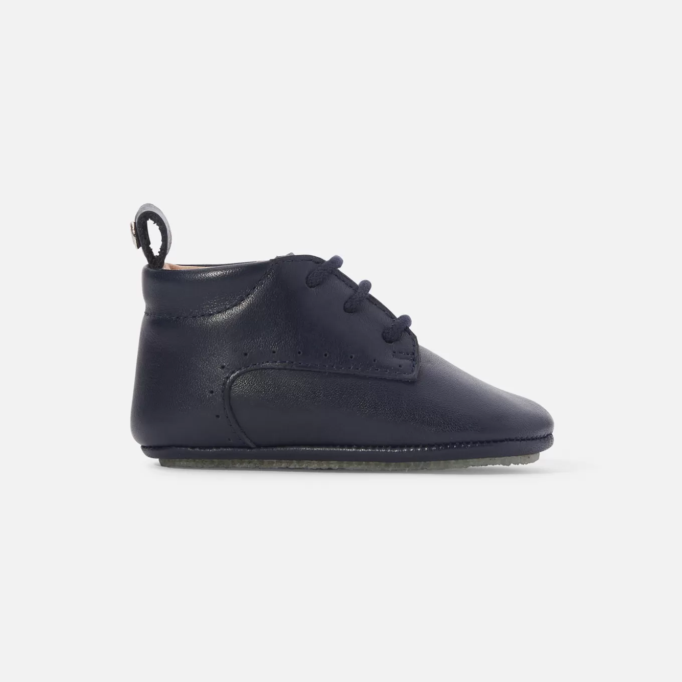Ausverkauf Jacadi Baby-Krabbelschuhe aus Leder für Jungen MARINEBLAU JACADI