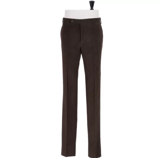 Rota Sartorial Exklusiv Bei Michael Jondral: Dunkelbraune Hose Aus Englischer Baumwolle Mo* Hose