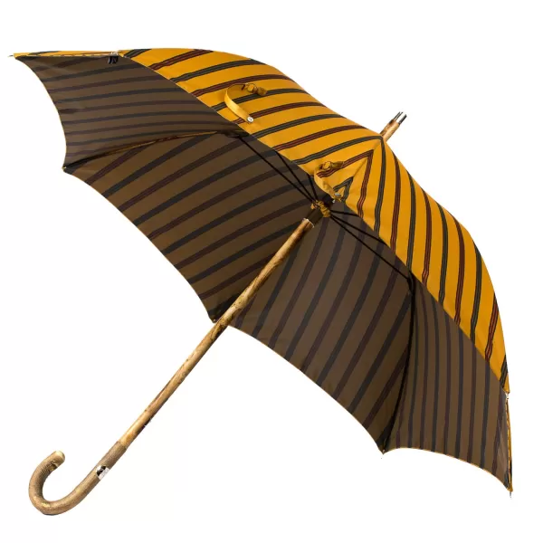 Maglia Gestreifter Stockschirm „Lord“ Mit Griff Aus Eschenholz Natur Purely H* Regenschirme