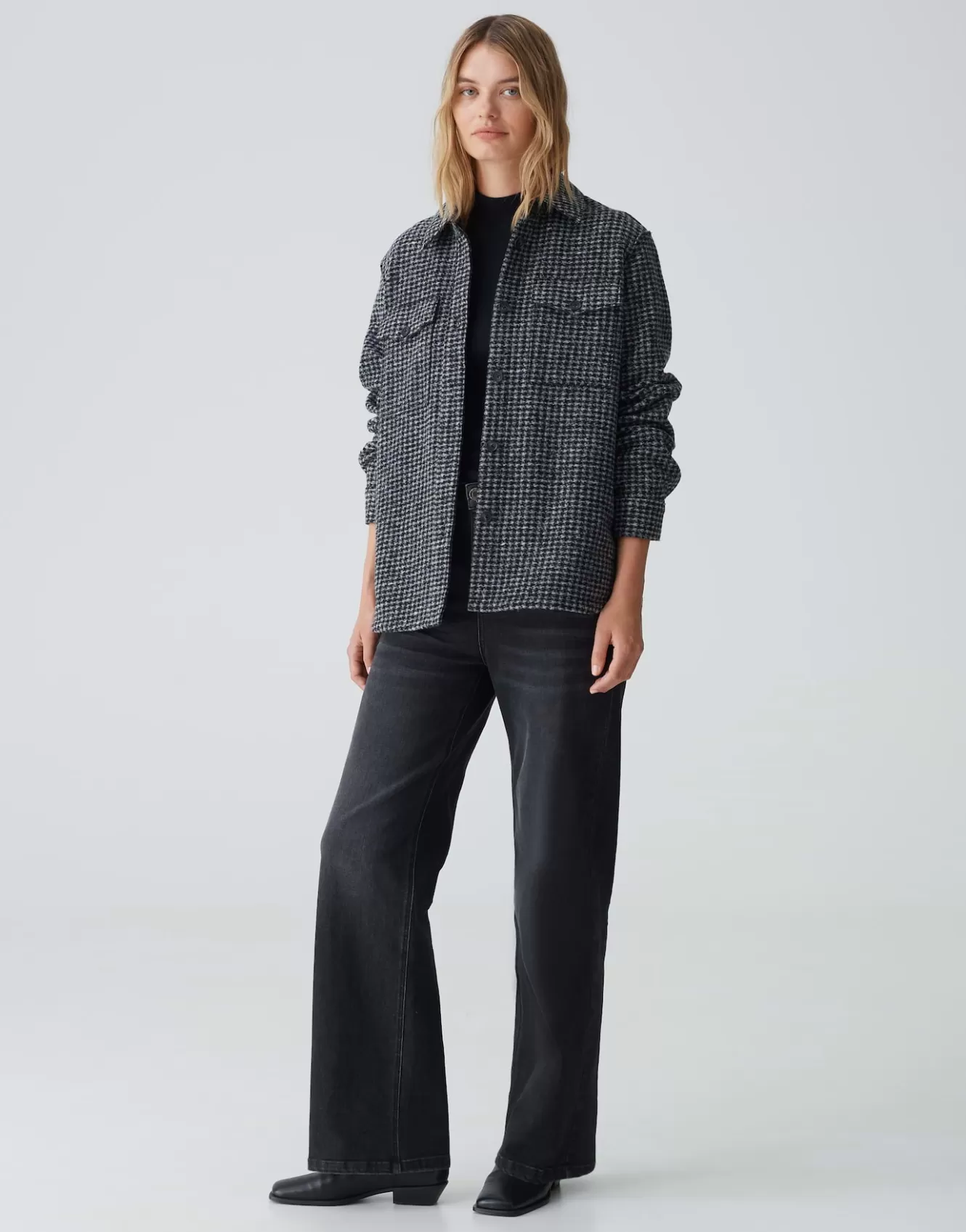 OPUS Overshirt Junisa Schwarz Online Besterellen^Damen Blazer / Westen