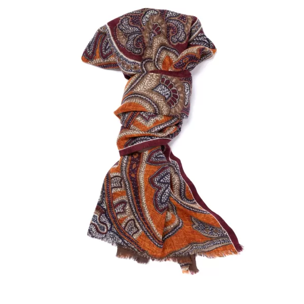 Manufaktur Rosi Rosi Collection X Mj: Schlauchschal „Giant Paisley“ Aus Modal Und Kaschmir* Schals