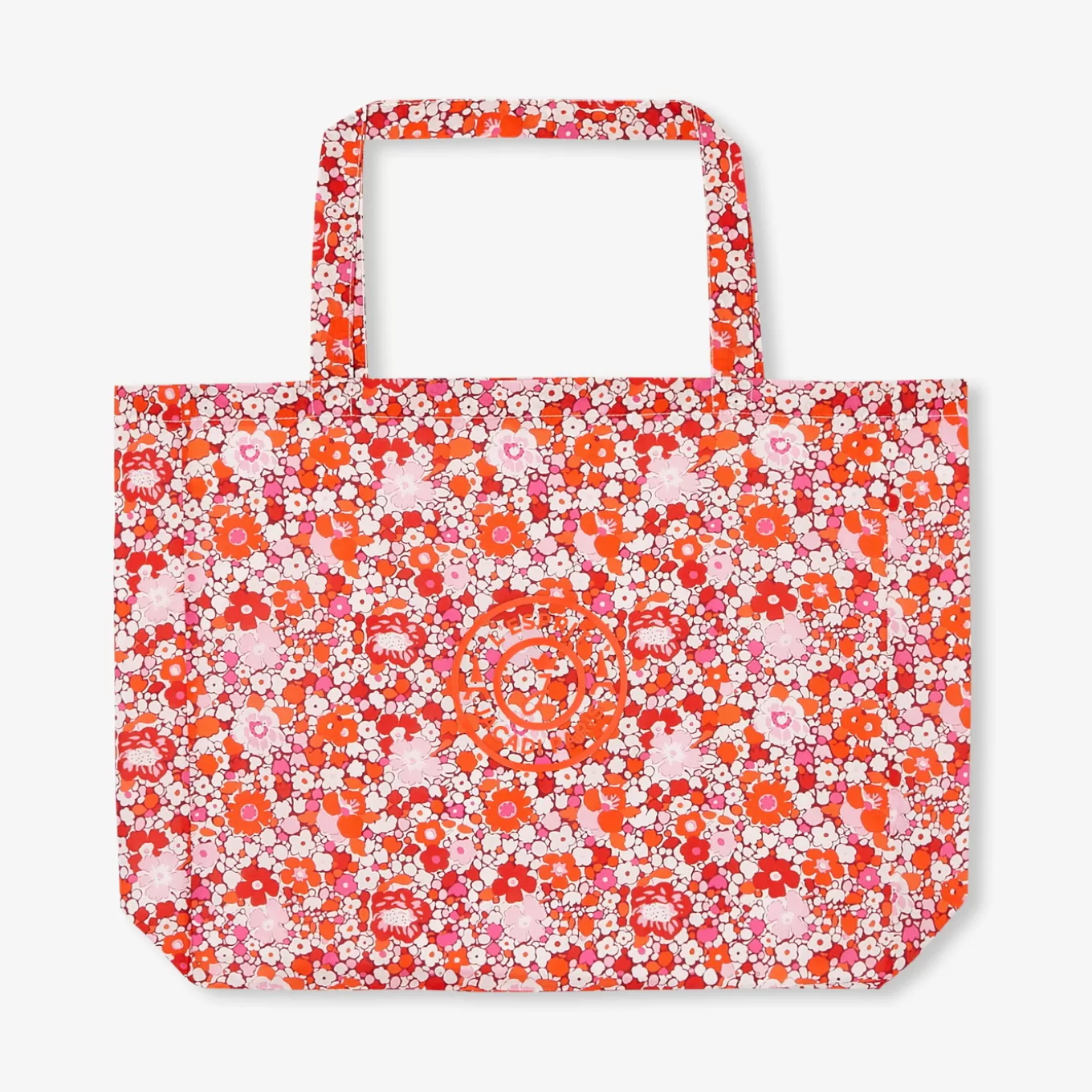 Bester Jacadi Tasche aus Liberty-Stoff ORANGE/ MEHRFARBIG